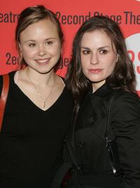 Alison Pill and Anna Paquin at the opening night of Broadway play "subUrbia."