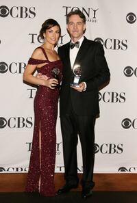 Laura Benanti and Boyd Gaines at the 62nd Annual Tony Awards.