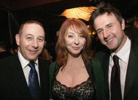 Paul Reubens, Cassandra Peterson and David Arquette at the after party of "Dirt."