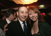 Paul Reubens and Cassandra Peterson at the after party of the premiere screening of "Dirt."