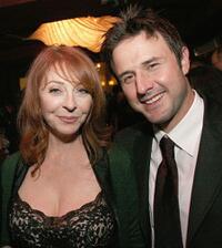 Cassandra Peterson and David Arquette at the after party of the premiere screening of "Dirt."