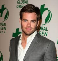 Chris Pine at the Global Green USA's 6th Annual Pre-Oscar Party.