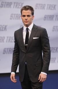Chris Pine at the Germany premiere of "Star Trek."