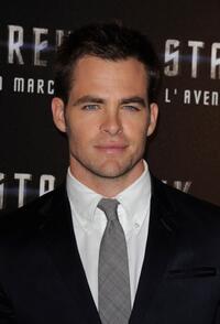 Chris Pine at the photocall of "Star Trek."