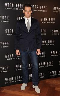 Chris Pine at the photocall of "Star Trek."