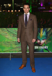 Chris Pine at the UK premiere of "Rise of The Guardians."