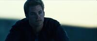 Chris Pine as James T. Kirk in "Star Trek."