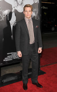 Chris Pine at the California premiere of "This Means War."