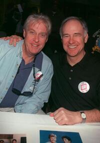 Paul Linke and Robert Pine at the Hollywood Collectors and Celebrity Show.