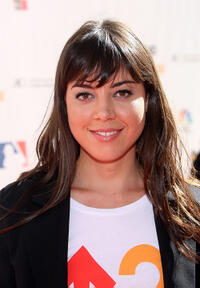 Aubrey Plaza at the Stand Up To Cancer Event in California.