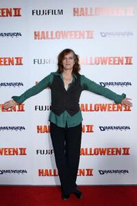 Amanda Plummer at the premiere of "Halloween II."