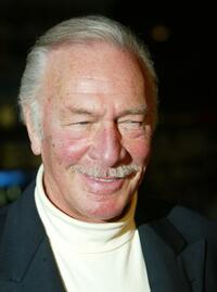 Christopher Plummer at the premiere of "Alexander".