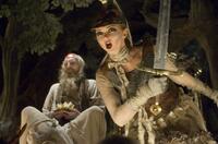 Christopher Plummer as Doctor Parnassus and Lily Cole as Valentina in "The Imaginarium of Doctor Parnassus."
