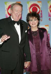 Suzanne Pleshette and Tom Poston at the television gala "CBS at 75".