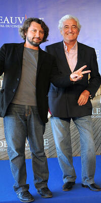 Bruno Podalydes and French screenwriter Jean-Loup Dabadie at the 35th American Film Festival.