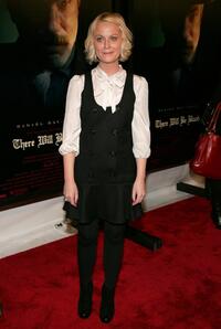 Amy Poehler at the premiere of "There Will Be Blood."