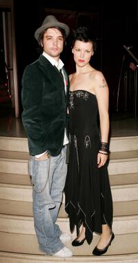 Sarah Jane Potts and guest at the aftershow party of the world gala premiere of "Kinky Boots."