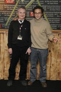 Daniel Prevost and Soren Prevost at the photocall of "Surnombre" during the 10th International Comedy Film Festival.
