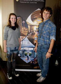 Dakota Blue Richards and Augustus Prew at the 2008 Toronto DPA Gifting Lounge in Canada.