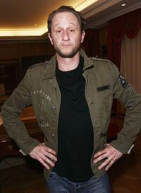 Benoit Poelvoorde at the Espace Glamour Chic gift lounge.