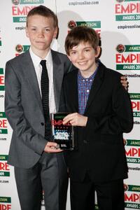 Will Poulter and Bill Milner at the Jameson Empire Magazine Awards.