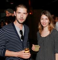 Melvil Poupaud and director Sofia Coppola at the after party of the premiere of "Broken English."