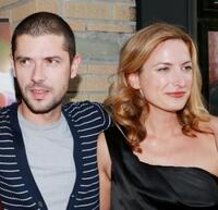 Melvil Poupaud and director Zoe Cassavetes at the premiere of "Broken English."