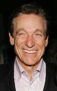 Maury Povich and his wife Connie Chung at the premiere of "The Sopranos."