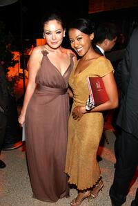 Lindsay Price and Denyce Lawton at the 2008 JCPenney Asian Excellence Awards.