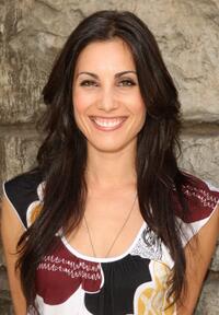 Carly Pope at the "In Front" to meet the stars of NBC's new shows.