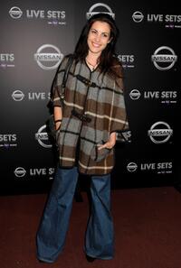 Carly Pope at the one year anniversary celebration of "Live Sets On Yahoo! Music."