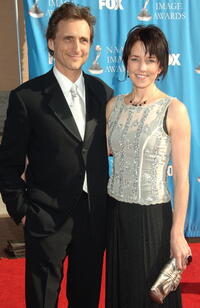 Lawrence Bender and Lesley Chilcott at the 38th annual NAACP Image Awards.