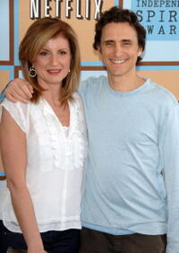 Lawrence Bender and Arianna Huffington at the Film Independent's 2006 Independent Spirit Awards.