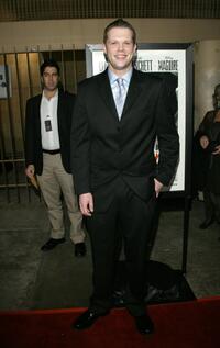 Dave Power at the after party of the California premiere of "The Good German."