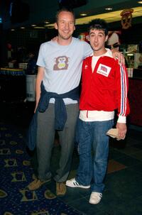 Andrew Eaton and Paul Popplewell at the premiere of "24 Hour Party People."