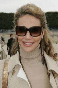 Marisa Berenson at the Christian Dior Fashion show during the Sping/ Summer 08.