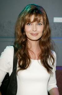 Paulina Porizkova at the launch of "Living It Up with Ali and Jack."