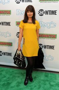 Paulina Porizkova at the New York premiere of "Bon Jovi: When We Were Beautiful."