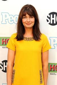 Paulina Porizkova at the New York premiere of "Bon Jovi: When We Were Beautiful."