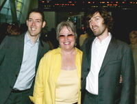 Michael Polish, Kathy Bates and Mark Polish at the premiere of "Northfork."