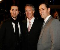 Michael Polish, J. Geyer Kosinski, and Mark Polish at the premiere of "The Astronaut Farmer."