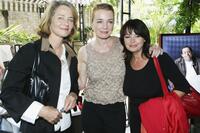 Charlotte Rampling, Karen Young and Louise Portal at the Unifrance Press lunch.