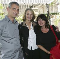 Director Laurent Cantet, Charlotte Rampling and Louise Portal at the Unifrance Press luncheon during the 30th Toronto International Film Festival.
