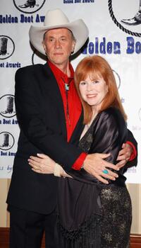 Andrew Prine and wife Heather at the Golden Boot Awards.