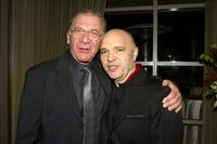 Sydney Pollack and Anthony Minghella at the after party of "Cold Mountain."