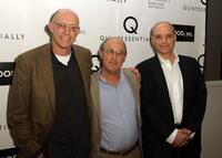 Michael Pollan, Director Robert Kenner and Eric Schlosser at the screening of "Food Inc."