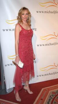 Tracy Pollan at the benefit evening for the Michael J. Fox Foundation for Parkinsons Research.