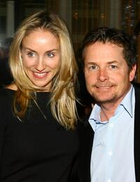 Tracy Pollan and Michael J. Fox at the Nutcracker Benefit presented by the New York City Ballet and the School of American Ballet.