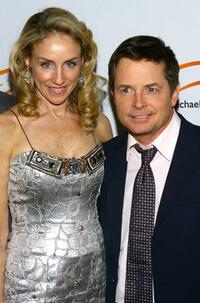 Tracy Pollan and Michael J. Fox at the "A Funny Thing Happened On The Way To Cure Parkinson's" benefit gala for the Michael J. Fox Foundation for Parkinson's Research.