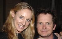Tracy Pollan and Michael J. Fox at the New York City Ballet and The School of American Ballet presentation of The Nutcracker Family Benefit.